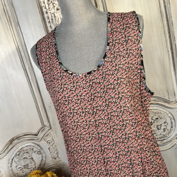 STARINA Made in India Ditsy Floral Maxi Dress CottageCore Victorian Romantic - Picture 2 of 11